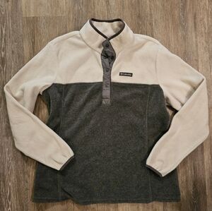 Columbia color block gray and white XL